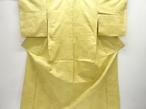 亀甲に華紋織り出し本場大島紬着物